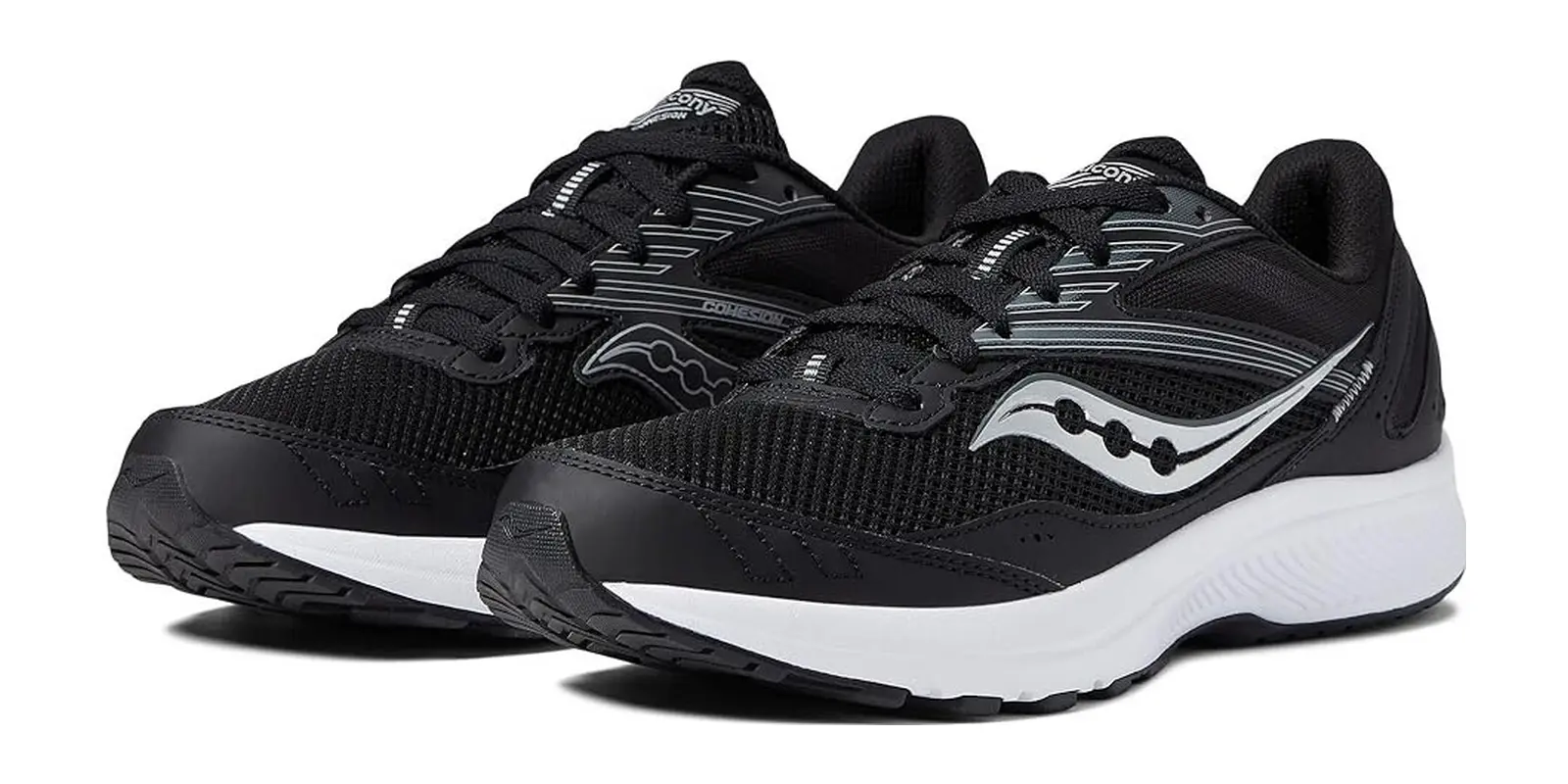 Saucony Cohesion 15 in Black / White