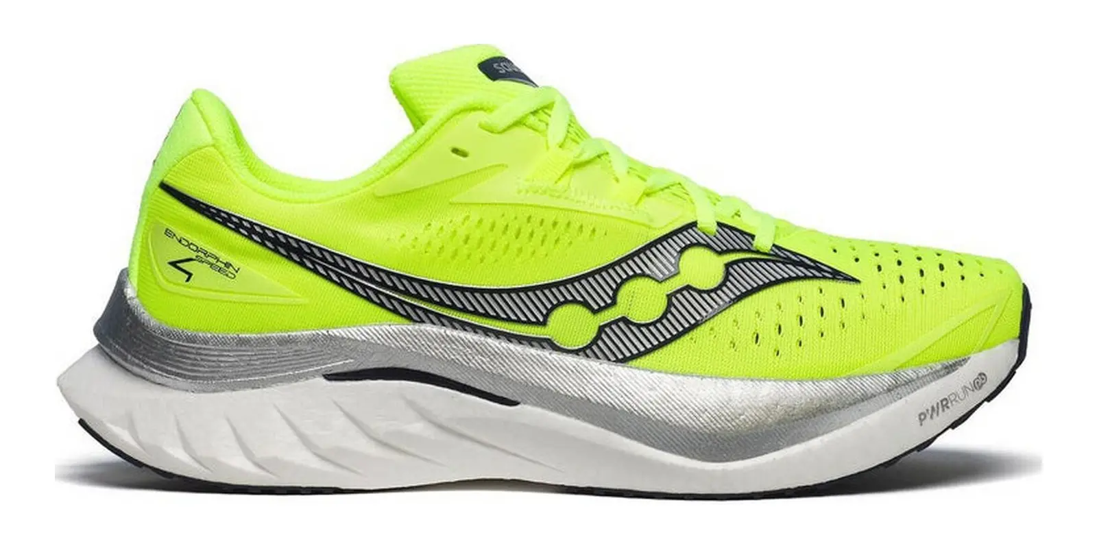 Saucony Endorphin Speed 4 in Citron / Navy
