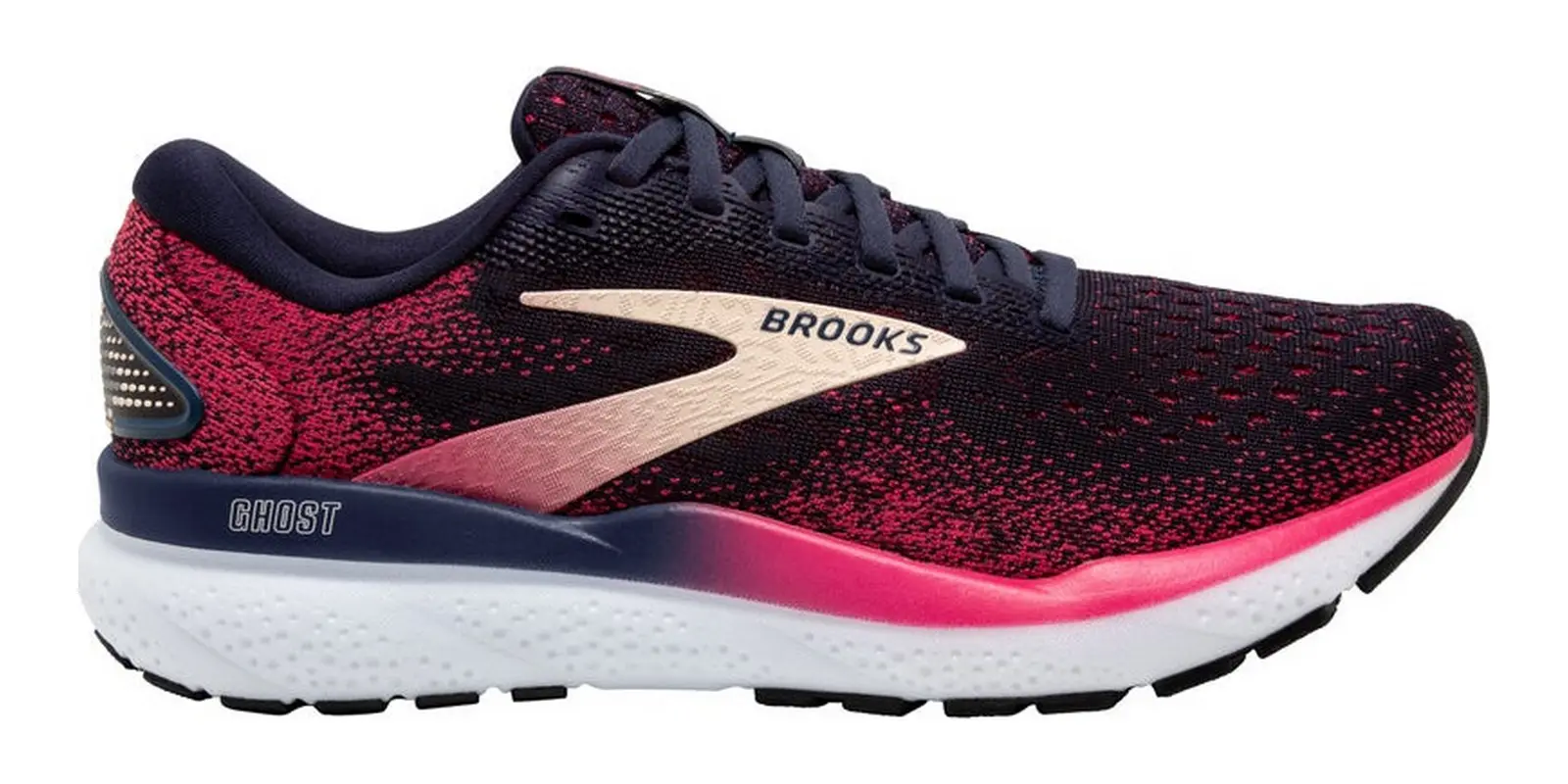 Brooks Ghost 16 in Peacoatraspberryapricot
