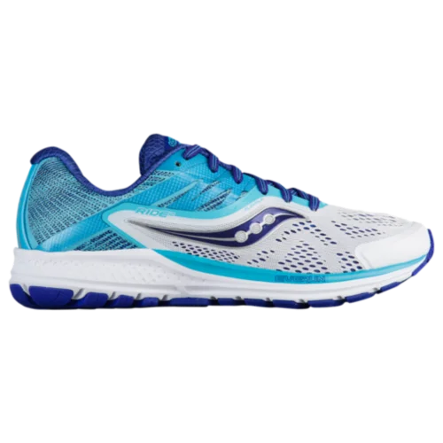 Saucony Ride 10 in White / Blue