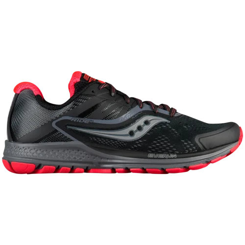 Saucony Ride 10 in Black / Coral