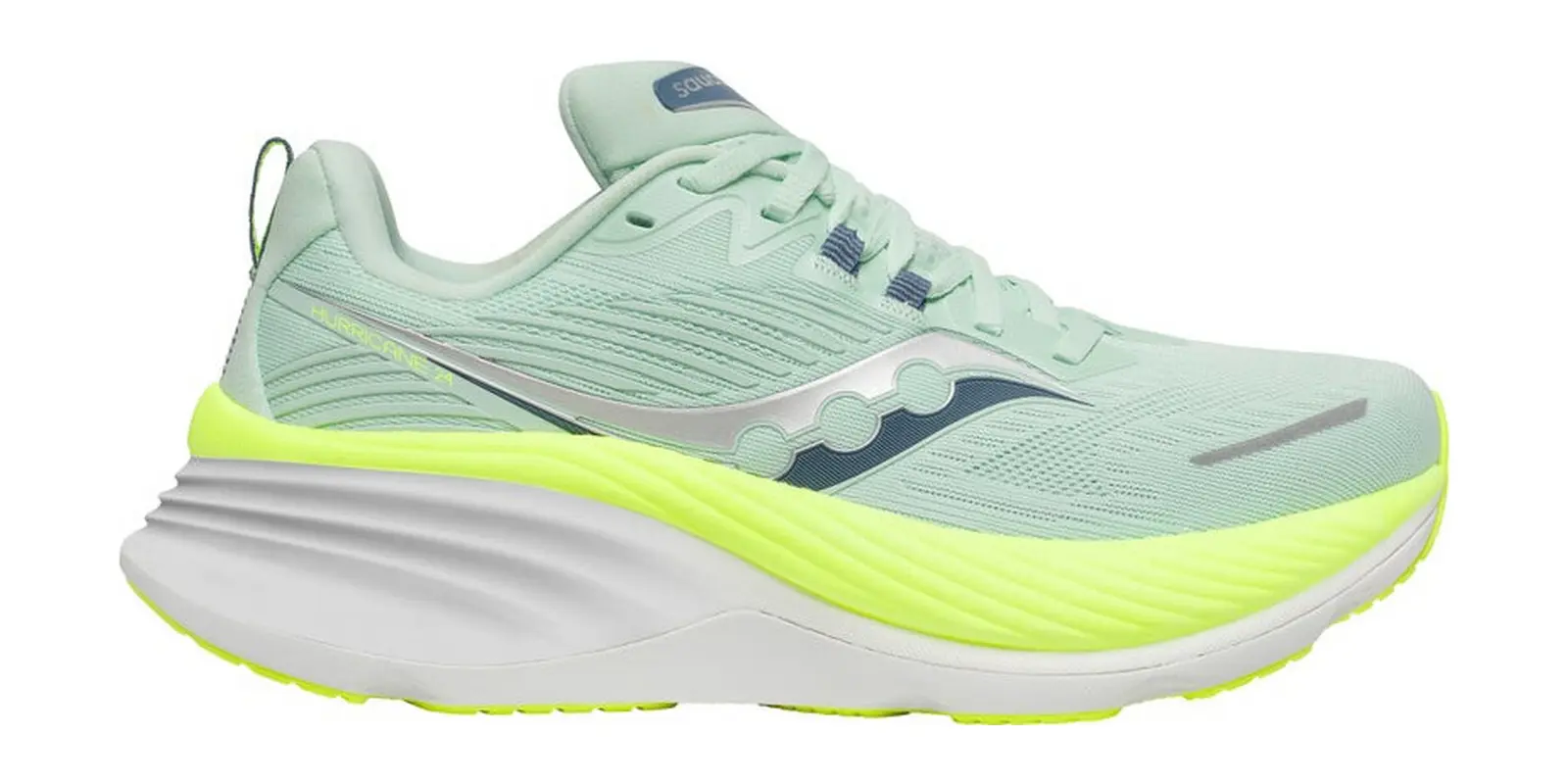 Saucony Hurricane 24 in Jade / Citron