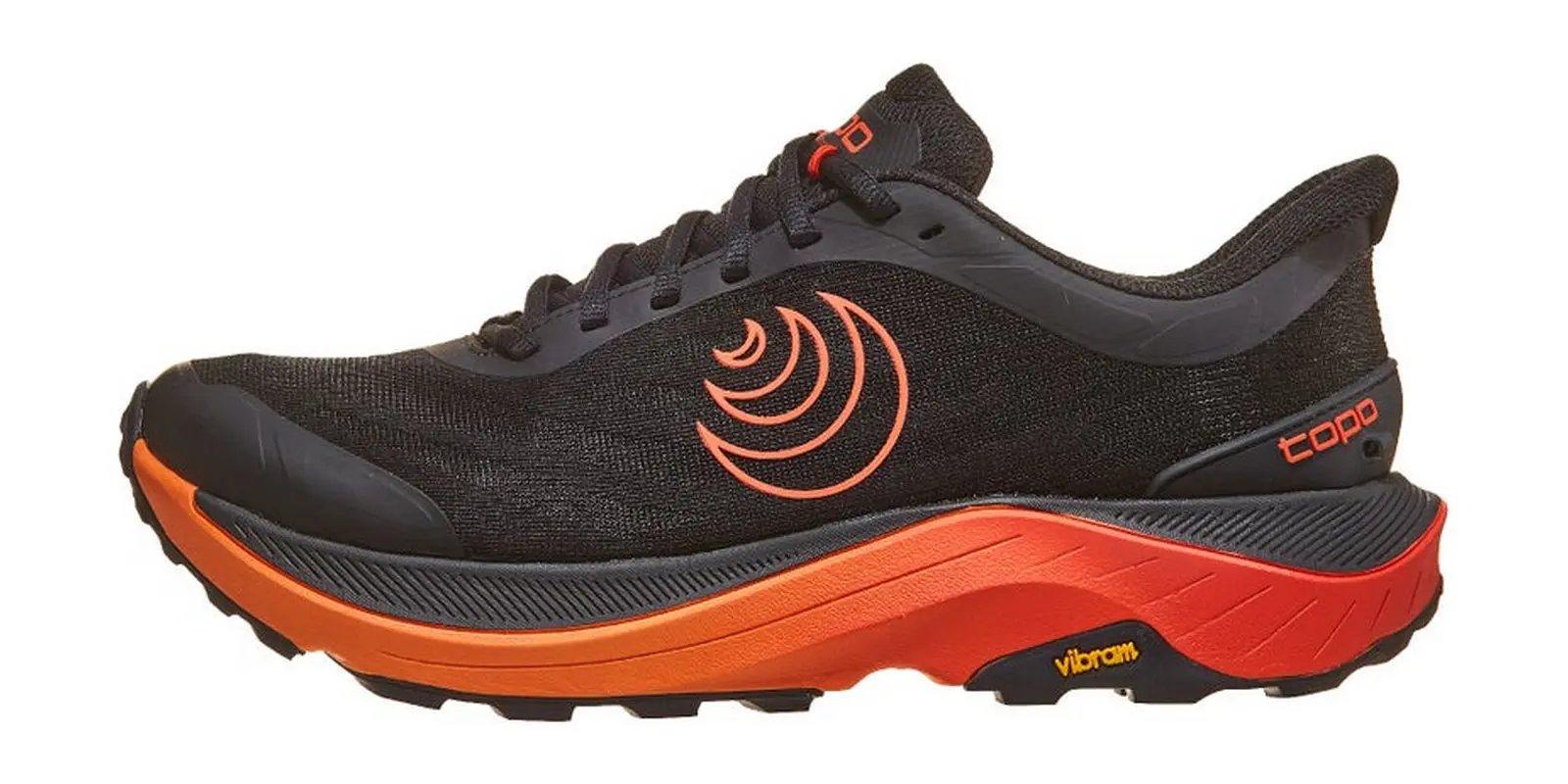 Topo Athletic Ultraventure 4 in Black / Red