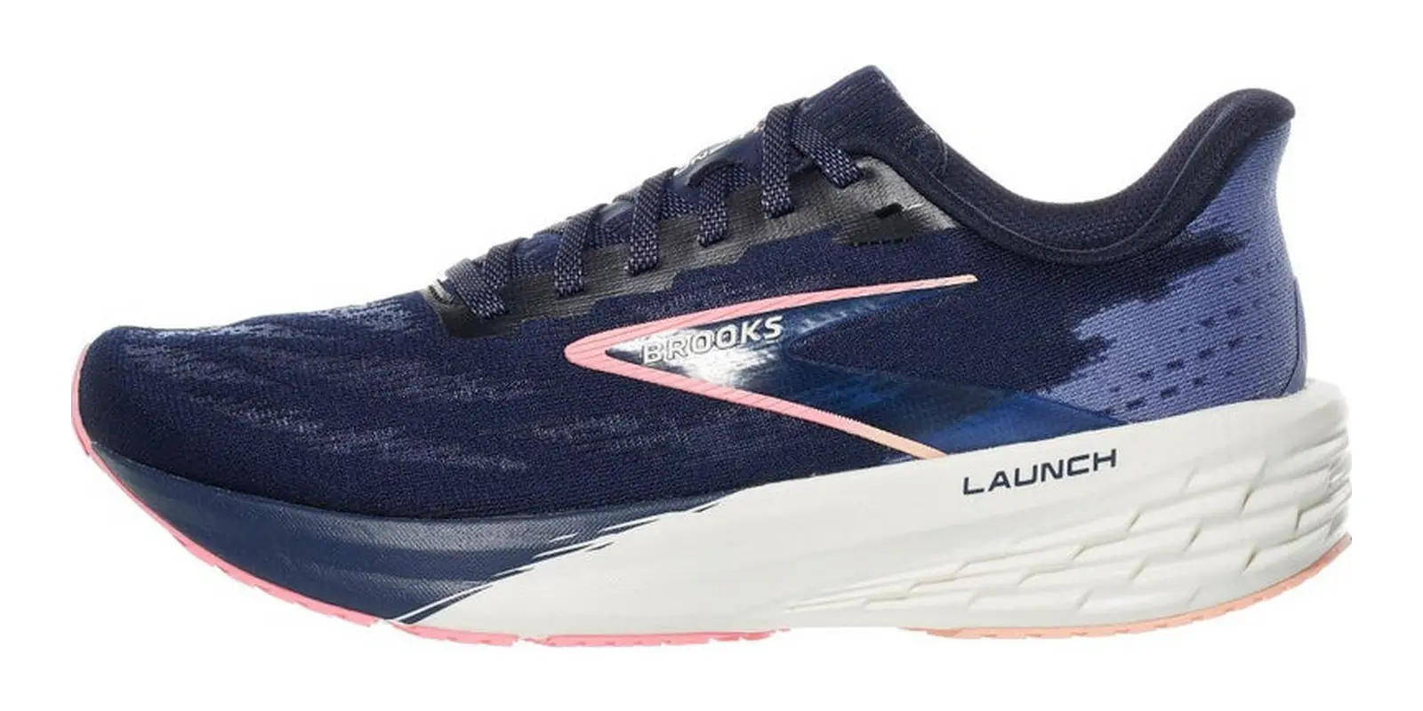 Brooks Launch 11 in Peacoatbluepeach