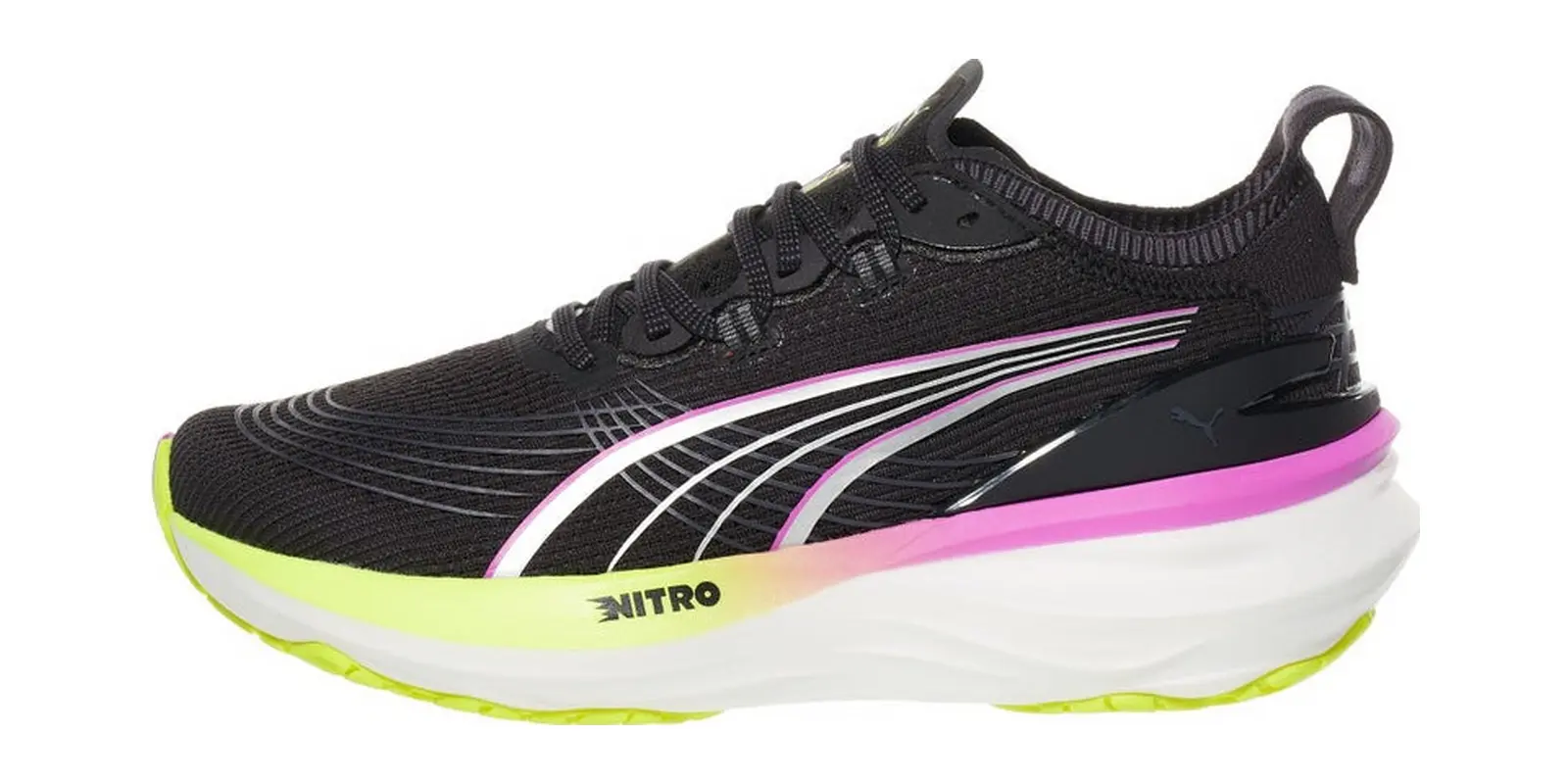 PUMA ForeverRun Nitro 2 in Blackmagenta