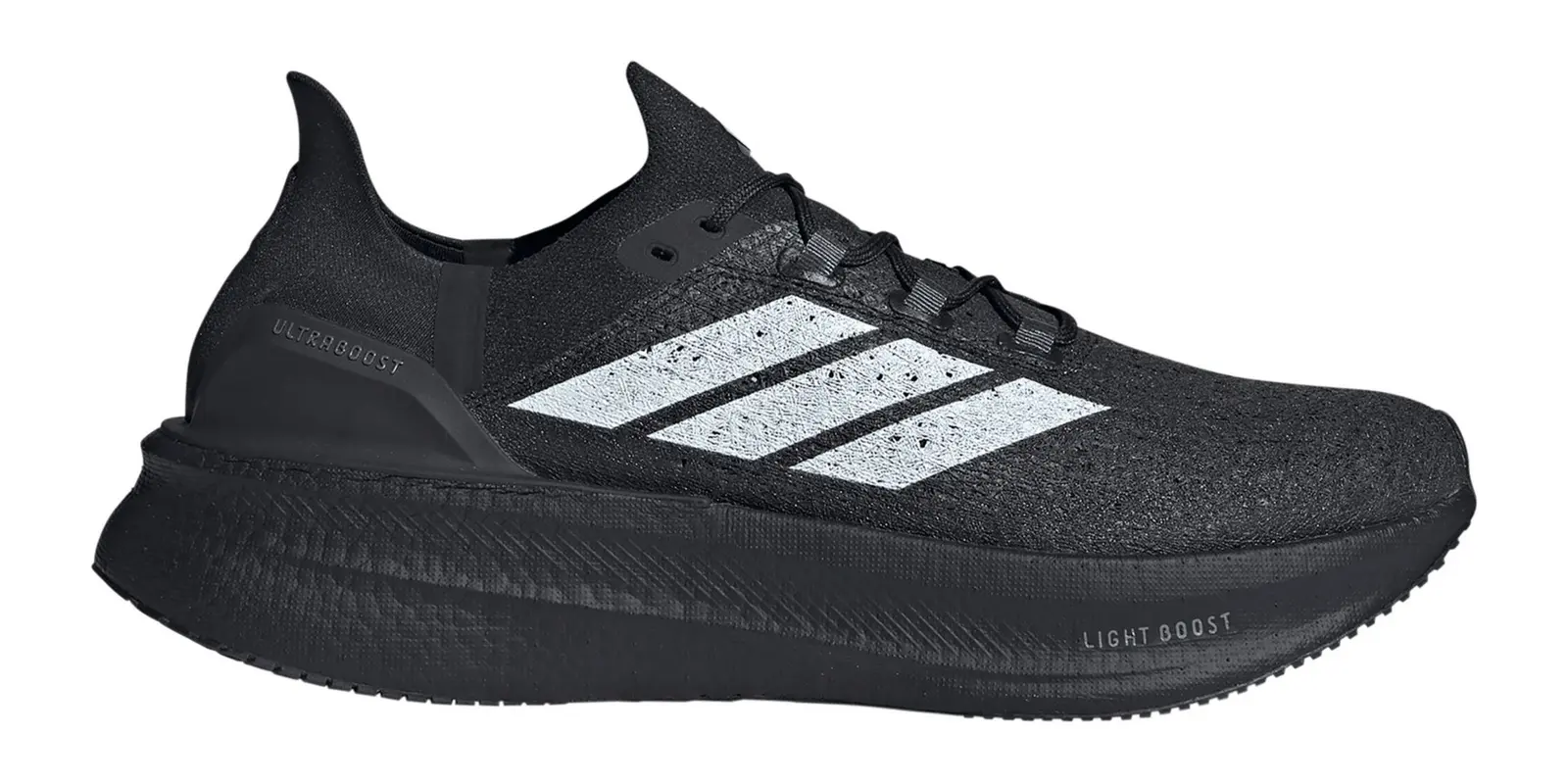 adidas Ultraboost 5 Strung in Black / White / Iron Mtllc