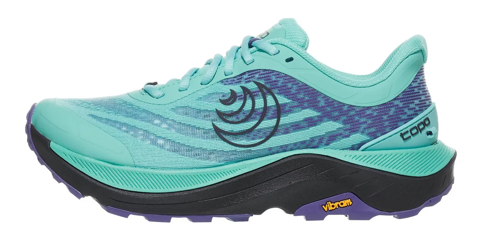 Topo Athletic Ultraventure in Black / Lime