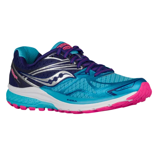 Saucony Ride 9 in Navy / Blue / Pink