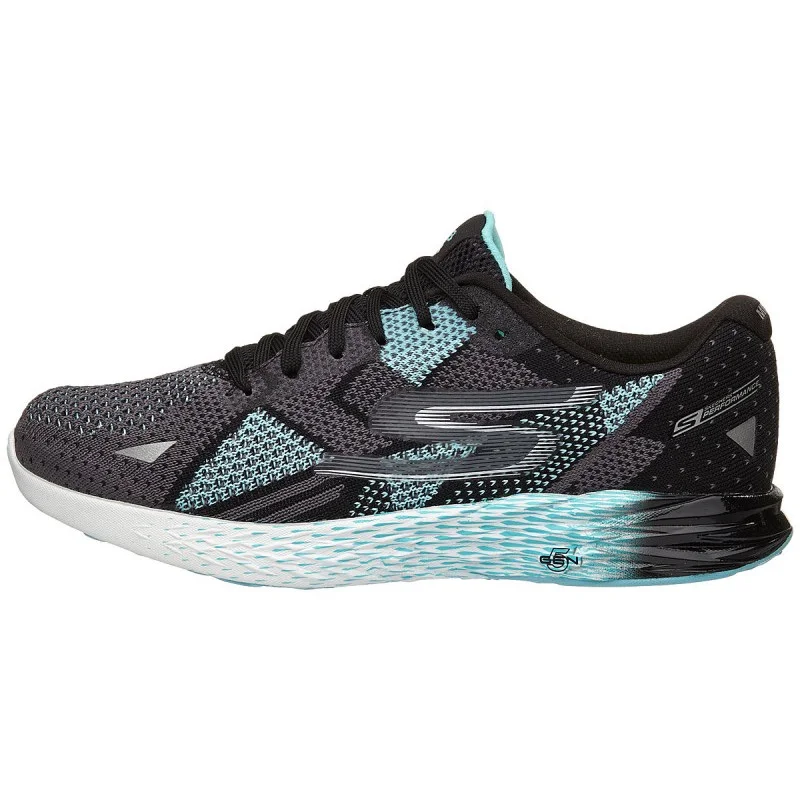 Skechers GOmeb Razor in Black / Aqua
