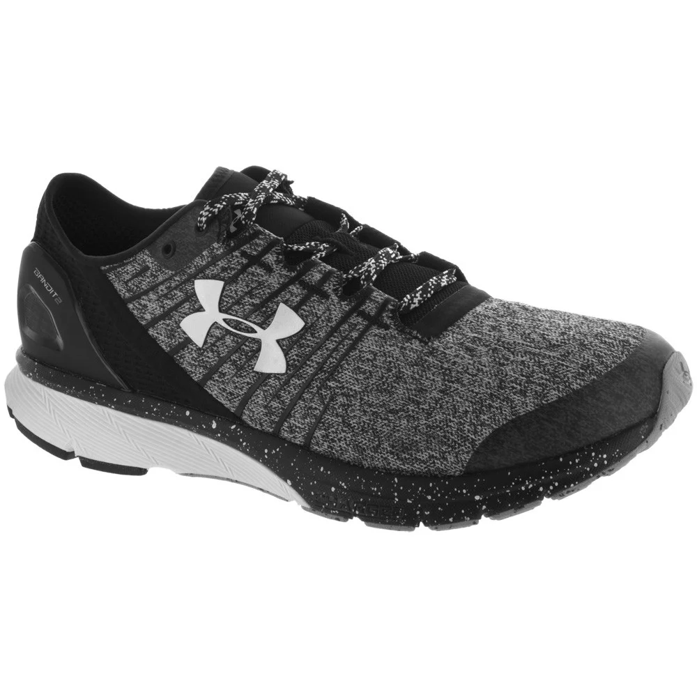 Under Armour Charged Bandit 2 in Black / White