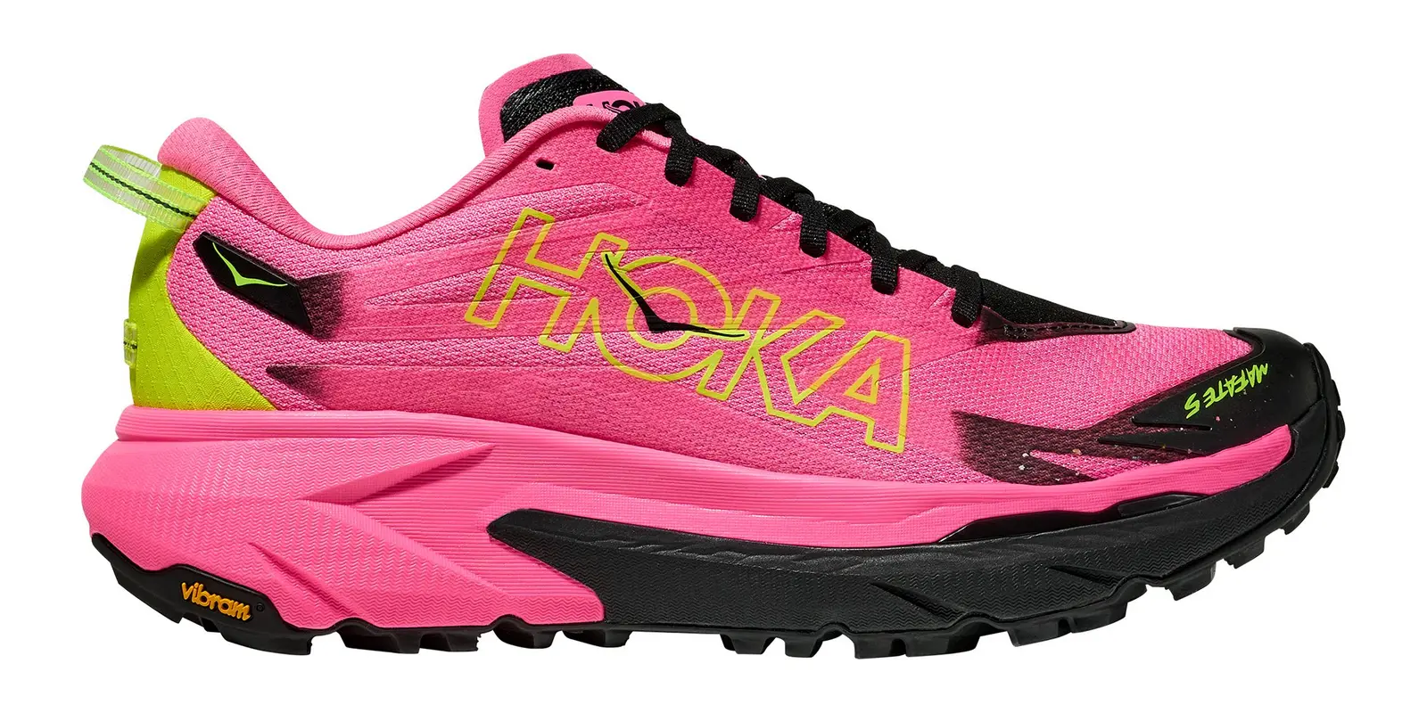 HOKA Mafate in Pink / Black