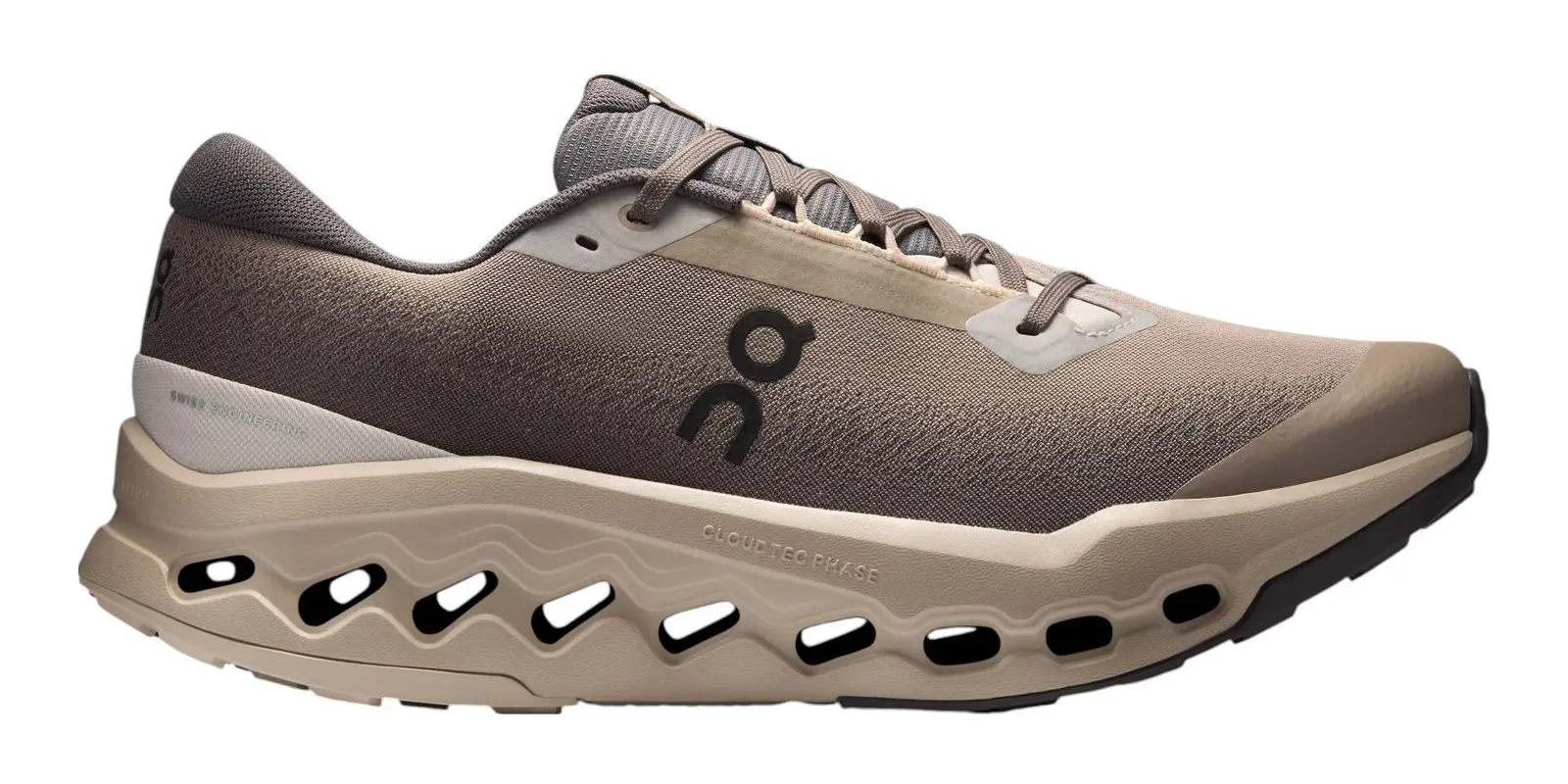 On Cloudsurfer Trail 2 in Black / Lilac
