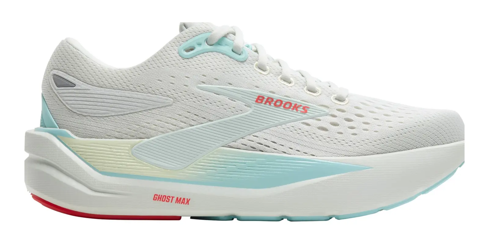 Brooks Ghost Max in Primer Grey / Ebony