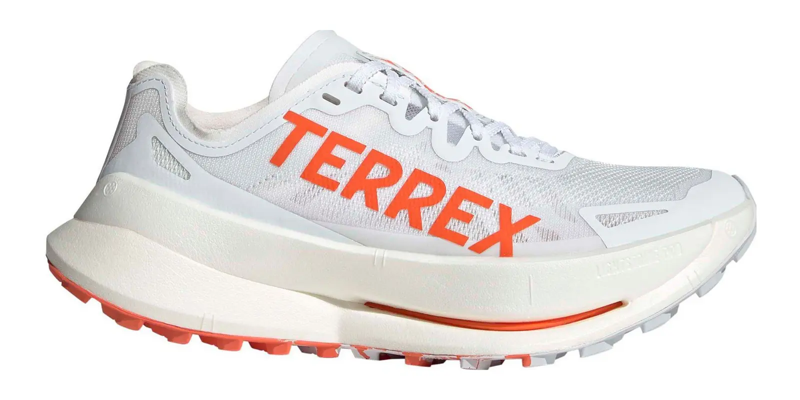 adidas Terrex Agravic Speed Ultra in White / Orange