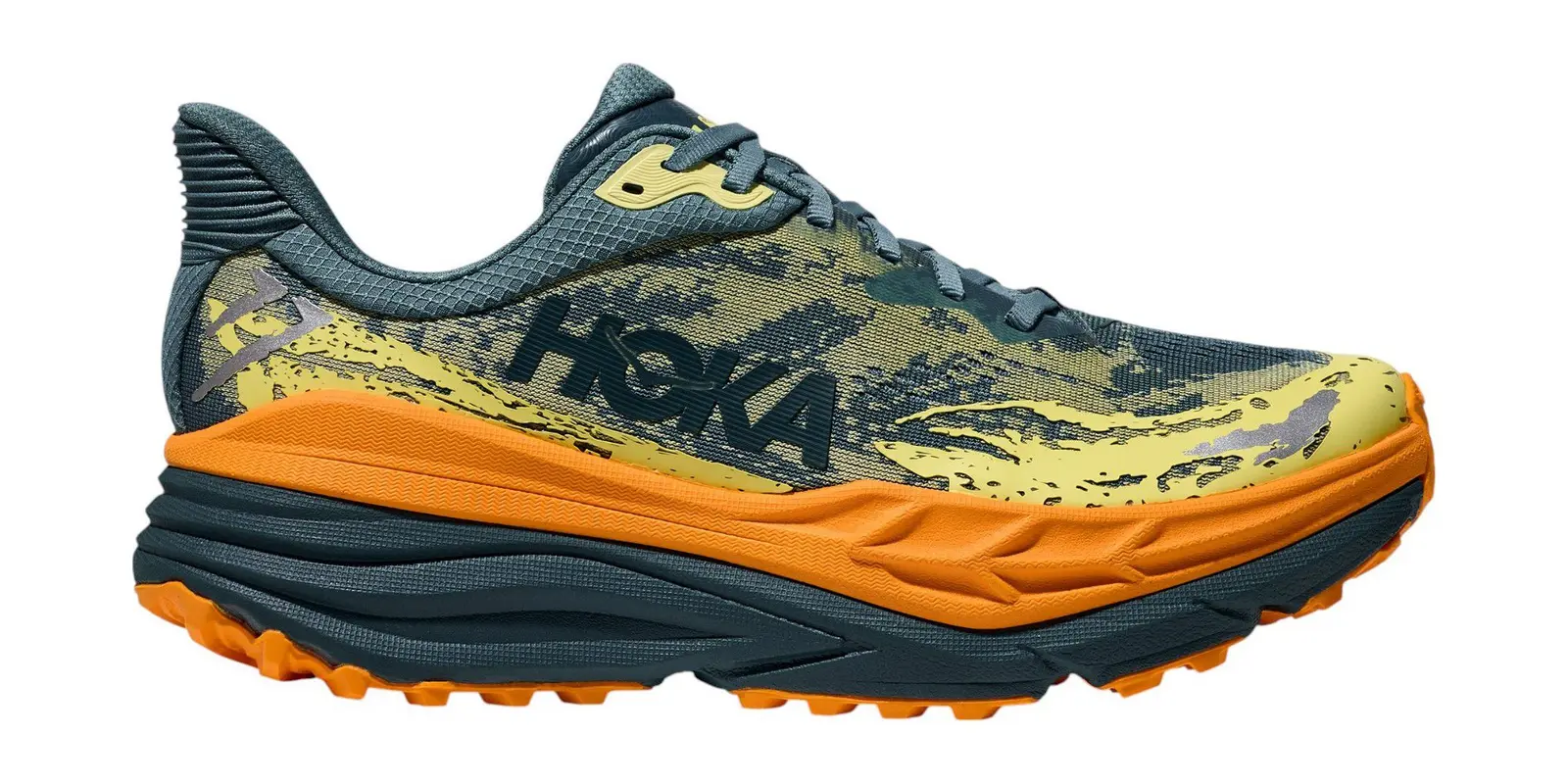 HOKA Stinson in Foggy Night / Cardamom