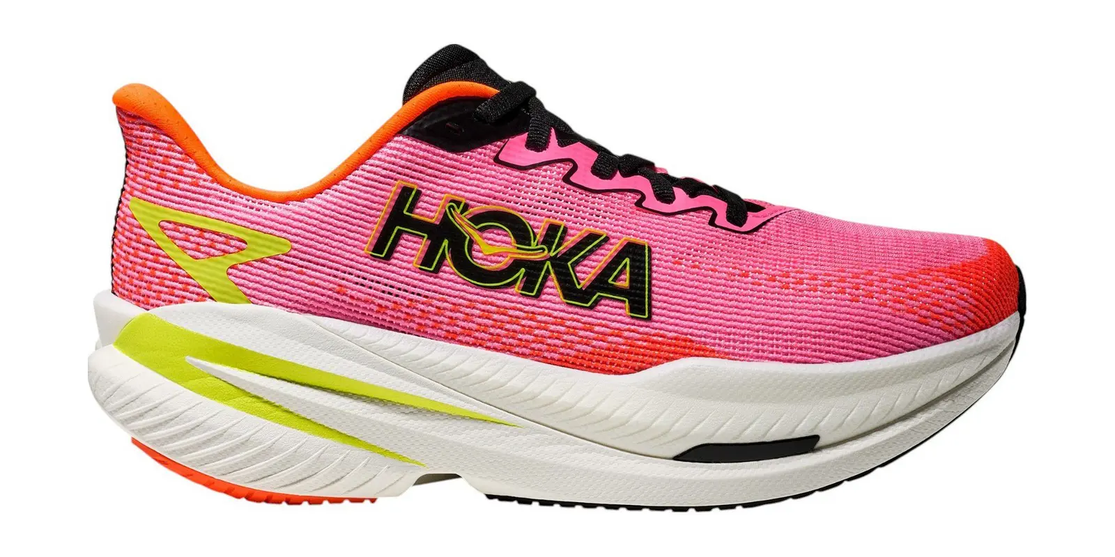 HOKA Mach X in Neon Citrus / Neon Lime