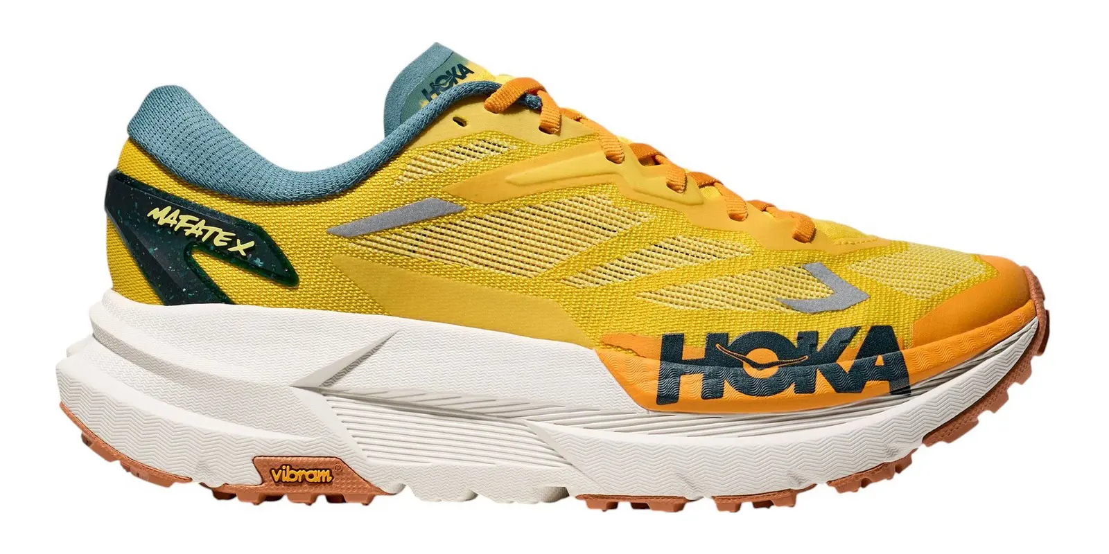 HOKA Mafate X in Black / Skyward Blue