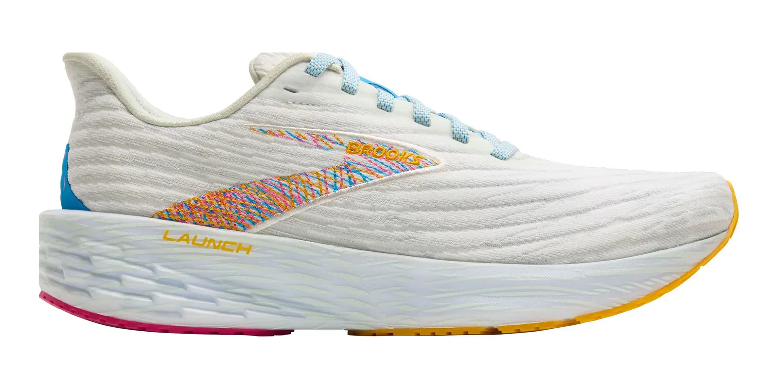 Brooks Launch 10 in Oyster / Grey / Blue