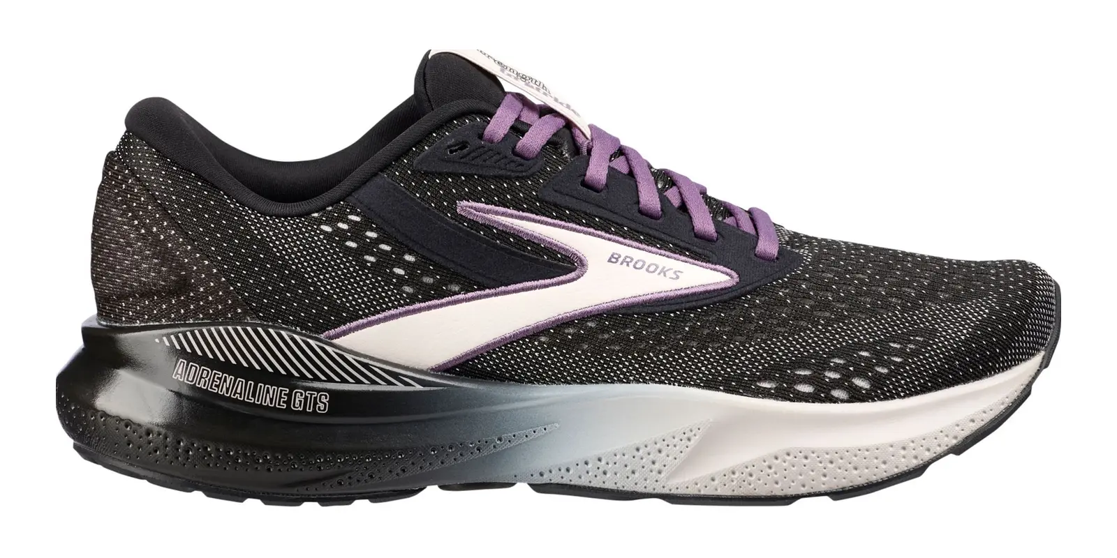 Brooks Adrenaline GTS in Black / Lilac