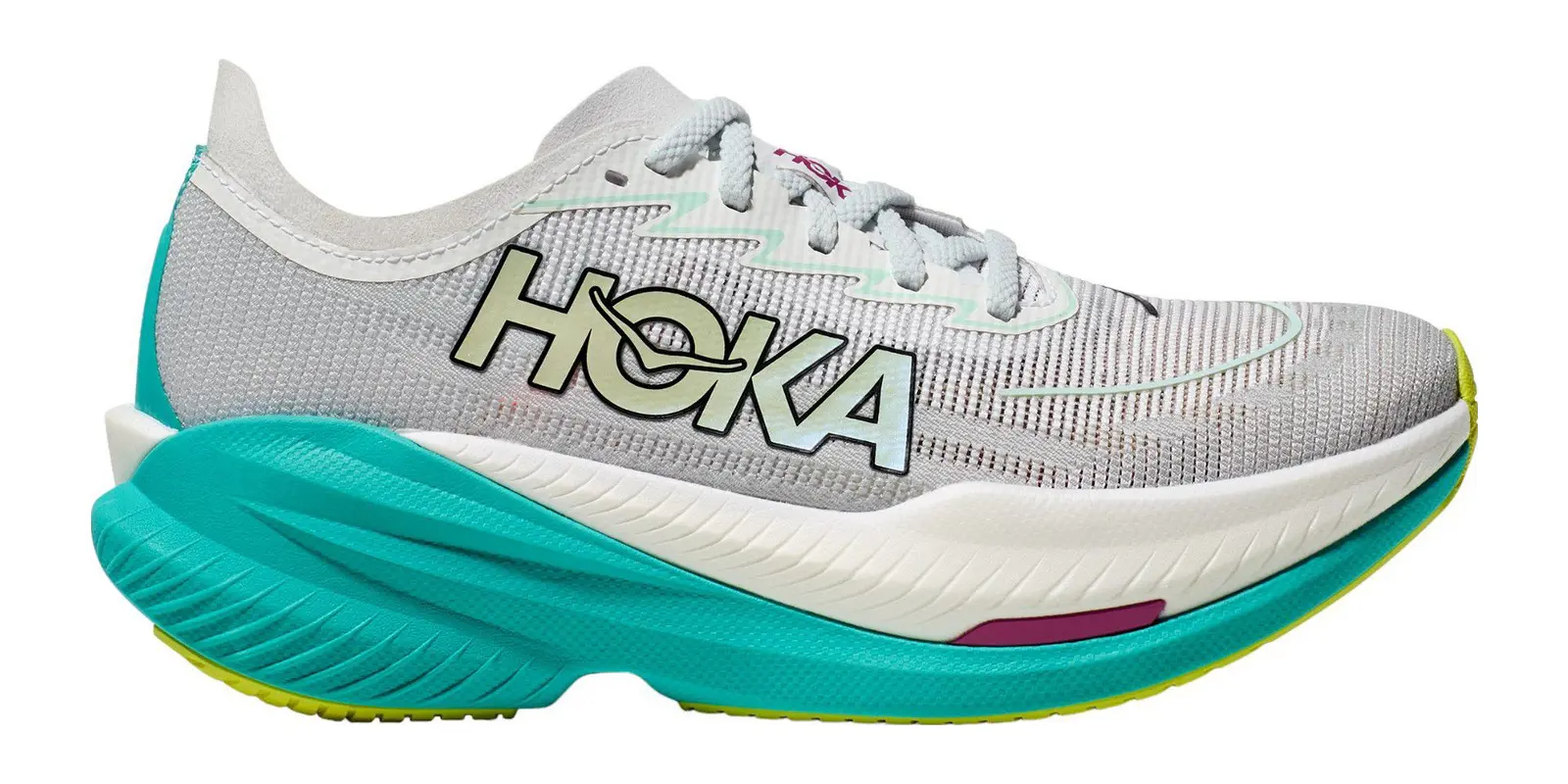 HOKA Mach X 2 in White / Blue