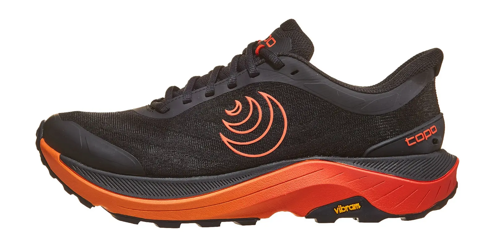 Topo Athletic Ultraventure in Black / Lime