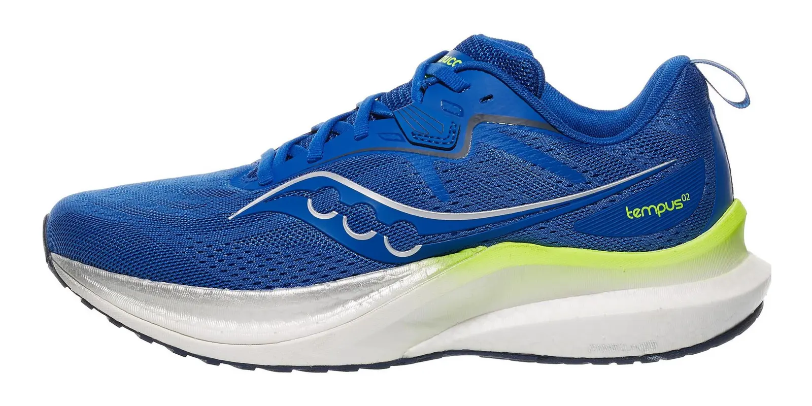 Saucony Tempus in White / Cayenne