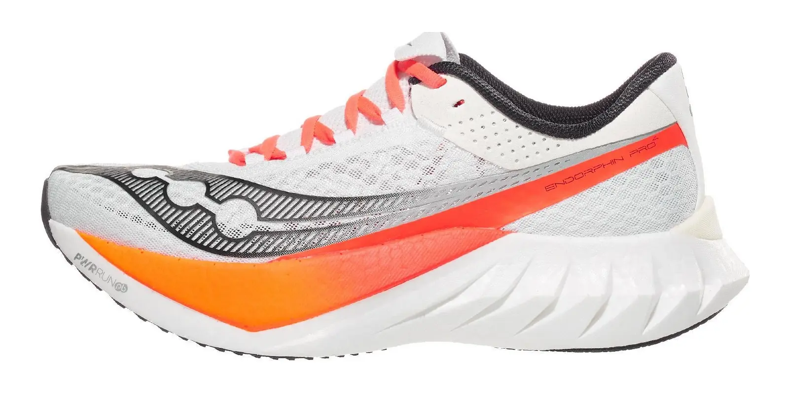 Saucony Endorphin Pro 4 in White / Shadow