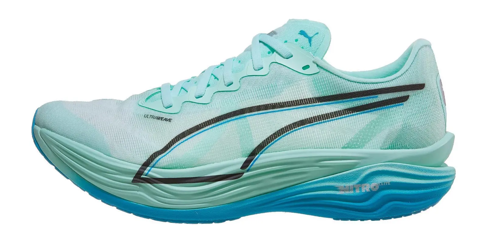 PUMA Deviate Nitro Elite in Heat Fire / Black