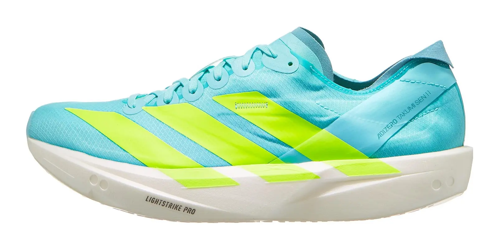 adidas adizero Takumi Sen 11 in White / Black / Red