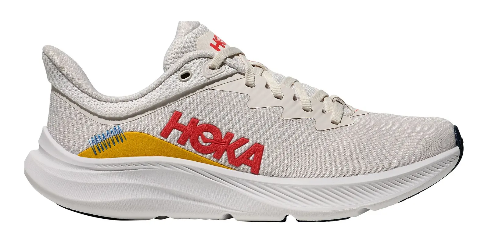 HOKA Solimar in Grey / Red