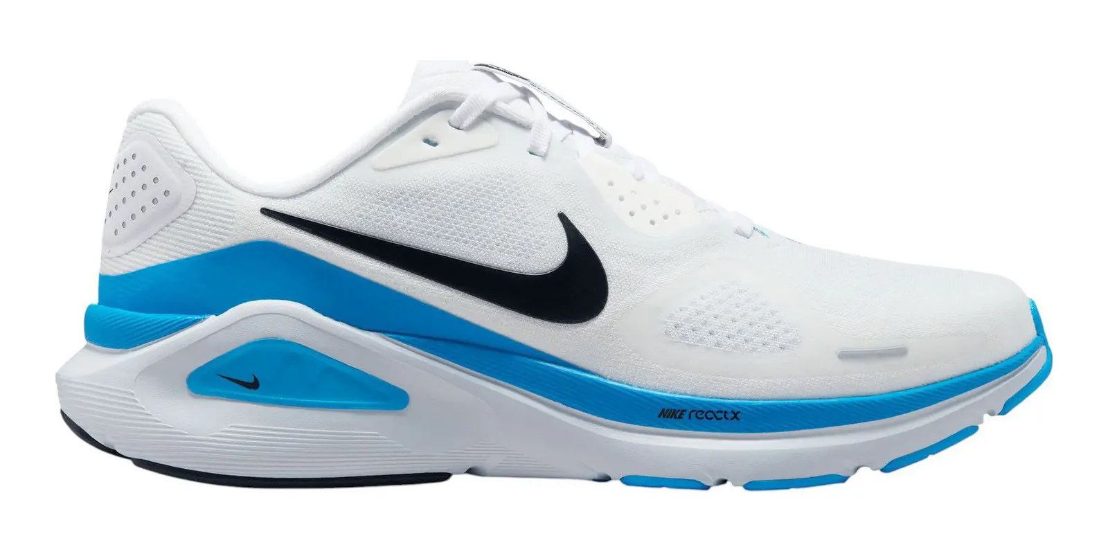 Nike Structure 26 in White / Black / Blue