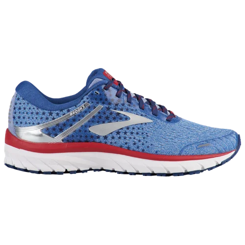 Brooks Adrenaline GTS 18 in White / Blue / Red