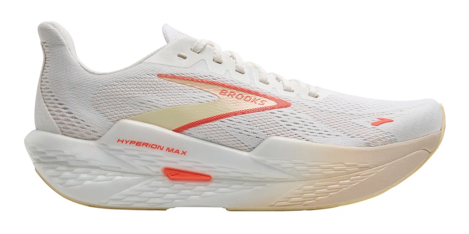 Brooks Hyperion Max 2 in White / Orange / Pink