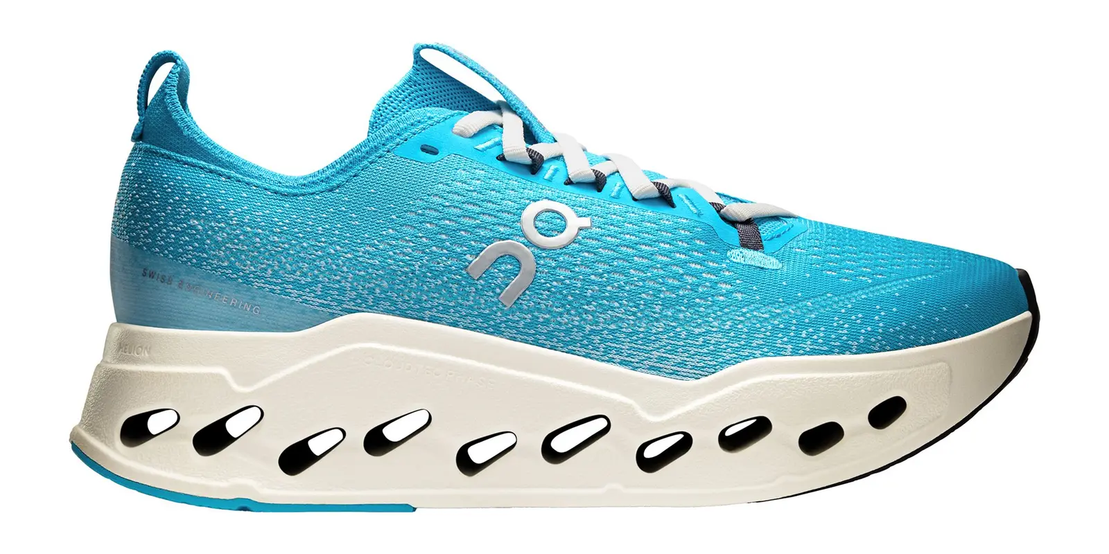 On Cloudsurfer Max in Sky Blue / White